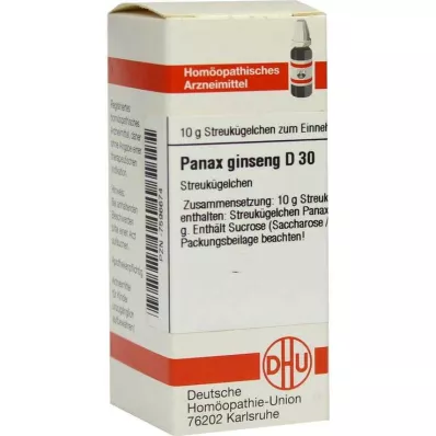 DHU Panax Ginseng D 30 golyócskák, 10 g DHU Panax Ginseng D 30 golyócskák, 10 g