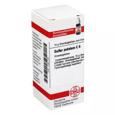 SULFUR JODATUM C 6 golyócskák, 10 g