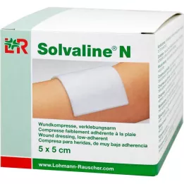 SOLVALINE N 5x5 cm-es steril kompresszek, 25 db