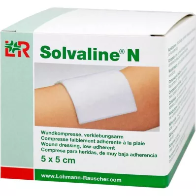 Solvaline N 5x5 cm-es steril borogatások, 25 db Solvaline N 5x5 cm-es steril borogatások, 25 db