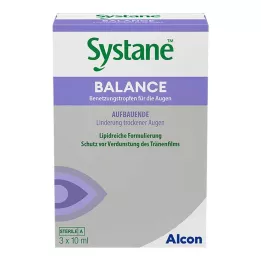 SYSTANE BALANCE Nedvesítő csepp a szemhez, 3X10 ml