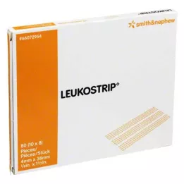 LEUKOSTRIP 4x38 mm-es varrószalagok, 10X8 db