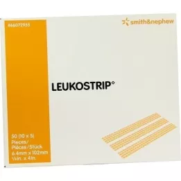 LEUKOSTRIP 6,4x102 mm-es varrószalagok, 10X5 db