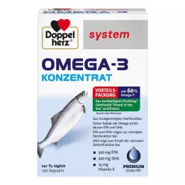 DOPPELHERZ Omega-3 koncentrátum rendszer kapszula, 120 db