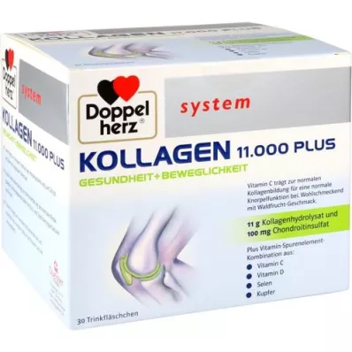 DOPPELHERZ Kollagén 11,000 Plus rendszer Ampullák, 30X25 ml