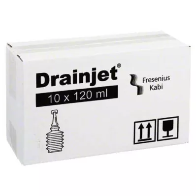 Freka Drainjet sóoldat 0,9% Iso, 10X120 ml