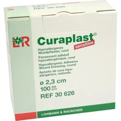 CURAPLAST Csíkok érzékeny kerek 23 mm, 100 db