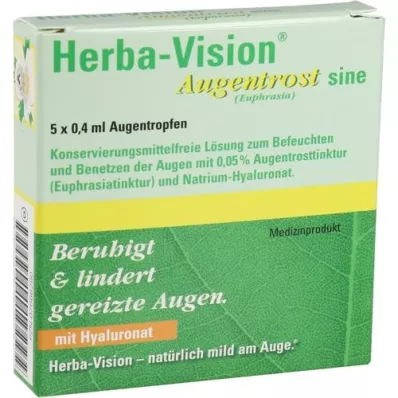 HERBA-VISION Eyebright sine szemcsepp, 5X0,4 ml