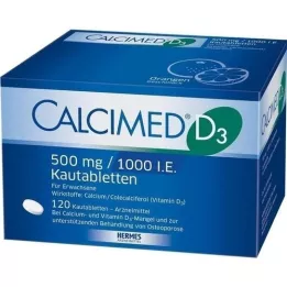 CALCIMED D3 500 mg/1000 NE rágótabletta, 120 db