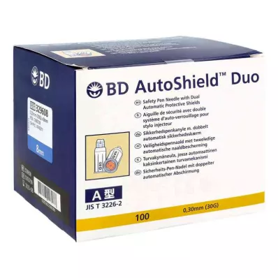 BD AUTOSHIELD Duo biztonsági tolltűk 8 mm, 100 db