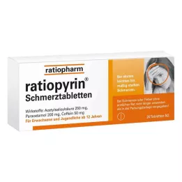 RATIOPYRIN Fájdalomcsillapító tabletta, 20 db