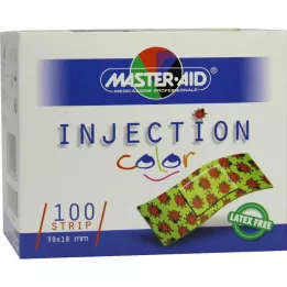 INJECTION szalag színes 18x39 mm gyermek pl. bogár, 100 db