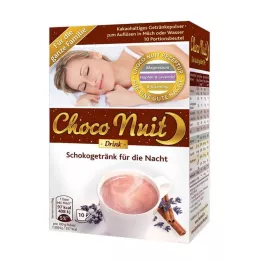 CHOCO NUIT Jó éjt csokoládé italpor, 10 db