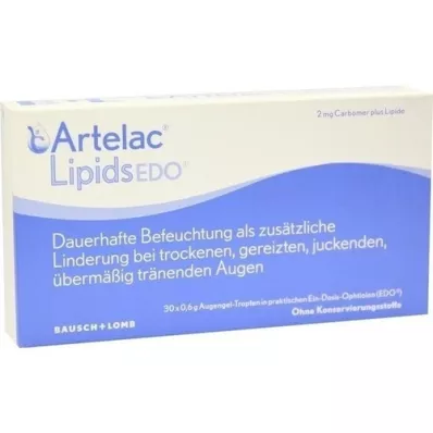 ARTELAC Lipidek EDO Szemgél, 30X0,6 g