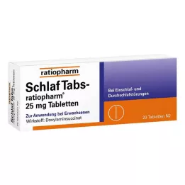 SCHLAF TABS-ratiopharm 25 mg-os tabletta, 20 db