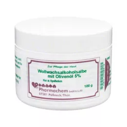 WOLLWACHSALKOHOLSALBE m.olívaolaj 5%, 100 g