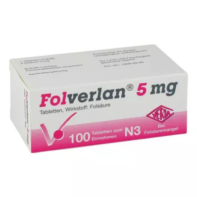 Folverlan 5 mg tabletta, 100 db Folverlan 5 mg tabletta, 100 db