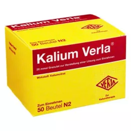 KALIUM VERLA granulátum tasak, 50 db