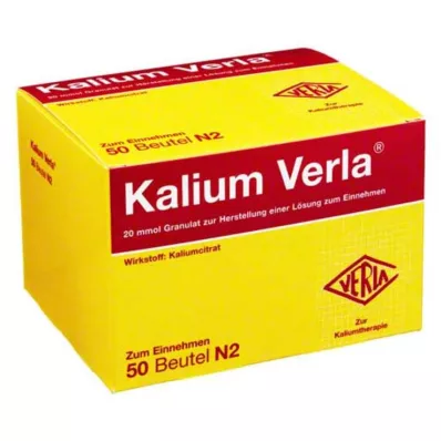 KALIUM VERLA granulátum tasak, 50 db