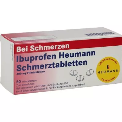 IBUPROFEN Heumann fájdalomcsillapító tabletta 400 mg, 50 db