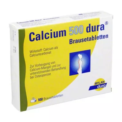 Calcium 500 dura pezsgőtabletta, 100 db