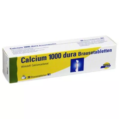 Calcium 1000 dura pezsgőtabletta, 20 db Calcium 1000 dura pezsgőtabletta, 20 db