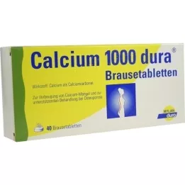 CALCIUM 1000 dura pezsgőtabletta, 40 db