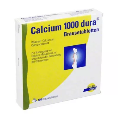 Calcium 1000 dura pezsgőtabletta, 100 db