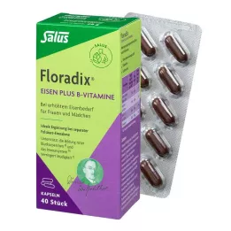 FLORADIX Vas plusz B-vitamin kapszula, 40 db