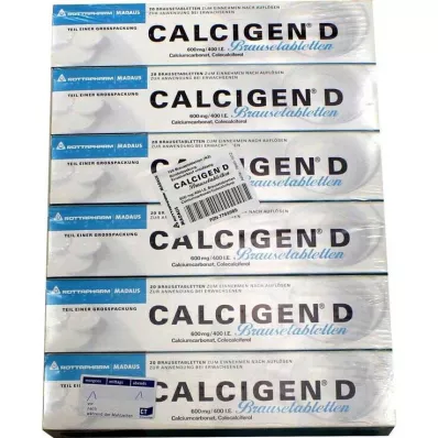 Calcigen D 600 mg / 400 NE pezsgőtabletta, 120 db Calcigen D 600 mg / 400 NE pezsgőtabletta, 120 db