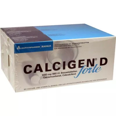 Calcigen D forte 1000 mg / 880 NE pezsgőtabletta, 120 db Calcigen D forte 1000 mg / 880 NE pezsgőtabletta, 120 db