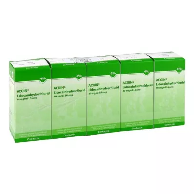 ACOIN-Lidokain-hidroklorid 40 mg/ml oldat, 5X50 ml