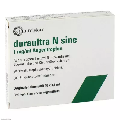 DURAULTRA N sine szemcsepp, 10X0,6 ml DURAULTRA N sine szemcsepp, 10X0,6 ml