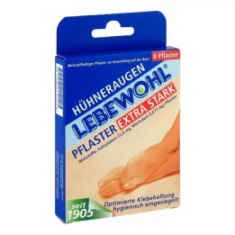 LEBEWOHL Kukoricagipsz extra erős, 8 db