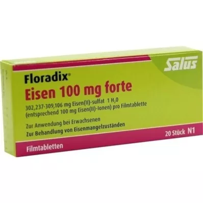 FLORADIX Vas 100 mg forte filmtabletta, 20 db
