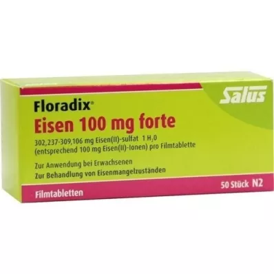 FLORADIX Vas 100 mg forte filmtabletta, 50 db