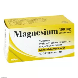 MAGNESIUM 100 mg Jenapharm tabletta, 20 db