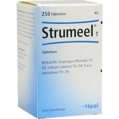 STRUMEEL T tabletta, 250 db