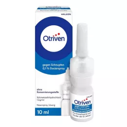 OTRIVEN 0,1%-os adagoló spray, tartósítószerek nélkül, 10 ml