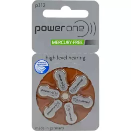 BATTERIEN Hallgassa meg a PowerOne 312, 6 db