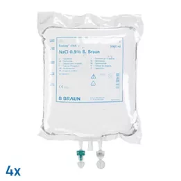 KOCHSALZLÖSUNG 0,9%-os B.Braun öblítőoldat Ecob.Click, 4X3000 ml