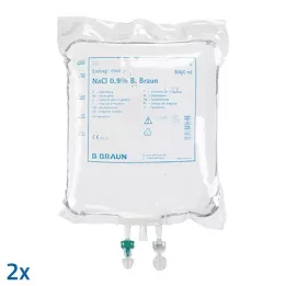 KOCHSALZLÖSUNG 0,9%-os B.Braun Ecob.Click öblítőoldat, 2X5000 ml