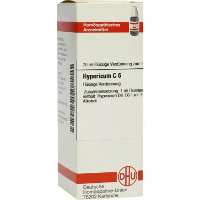 HYPERICUM C 6 Hígítás, 20 ml