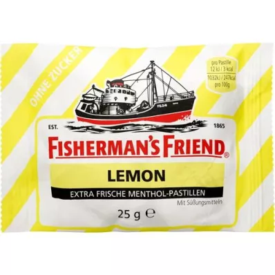 FISHERMANS FRIEND Citrom cukorpasztillák nélkül, 25 g