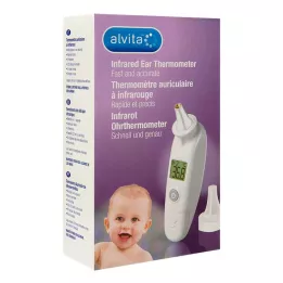 ALVITA Infravörös fülhőmérő, 1 db