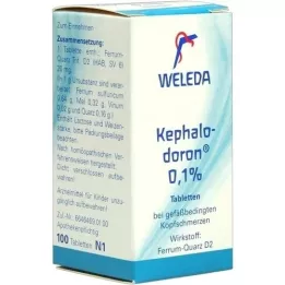 KEPHALODORON 0,1%-os tabletta, 100 db