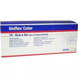 UNIFLEX Univerzális kötszer 8 cmx5 m kék, 10 db