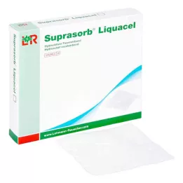 SUPRASORB Liquacel hydroakt.Faserverb.15x15 cm, 4 db