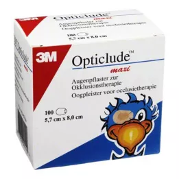 OPTICLUDE 3M maxi 5,7x8 cm 1539/100, 100 db