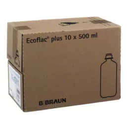 ISOTONE 0,9%-os sóoldat Braun Ecoflac Plus, 10X500 ml